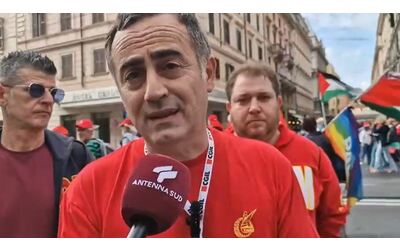 De Palma Fiom al corteo Cgil Manovra senza investimenti su salari e industria