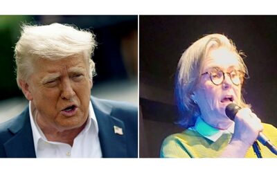 Ehi Donald Trump sei di nuovo scosso Mi chiami minaccia per l umanit perch sono tutto ci che temi un americana che se n andata dal tuo Paese a cui hai dato fuoco parla Rosie O Donnell