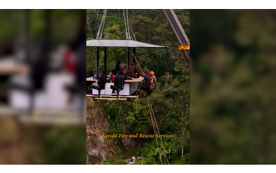 Famiglia intrappolata per ore in un ristorante sospeso l incredibile salvataggio a 40 metri di altezza Video
