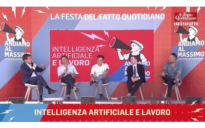 Festa del Fatto Quotidiano rivedi l incontro Intelligenza artificiale e lavoro con Deangeli D Aprile Della Vecchia Baccaro e Sommi