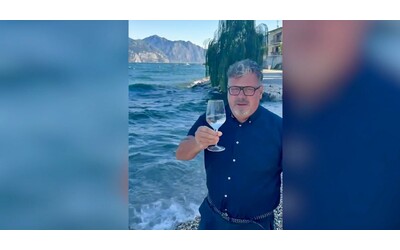 Gastroenteriti sul Garda, il sindaco di Brenzone beve un bicchiere di acqua raccolta dal lago per rassicurare i turisti
