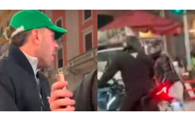 I 10 secondi pi intensi della mia vita si sente un botto durante l intervista di Tommaso Zorzi in strada lo schianto in diretta alle sue spalle