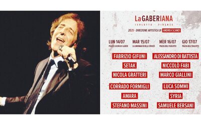 La Gaberiana 2025 al via la terza edizione del festival diretto da Andrea Scanzi Dal 14 al 17 luglio quattro giorni di incontri ecco gli ospiti