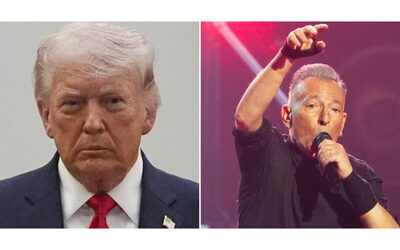 Non andate ai suoi concerti schifosi una prugna secca che ha sofferto molto per il lavoro di un chirurgo plastico davvero incapace Donald Trump furioso con Bruce Springsteen