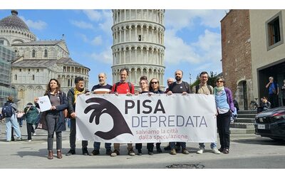 Pisa Depredata il report contro il piano urbanistico del Comune Obiettivo 100mila abitanti Bufala per favorire la speculazione immobiliare