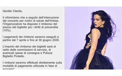 Rosalia interrompe il concerto perch sta male scattano i rimborsi per i fan Ecco la comunicazione le modalit e i tempi