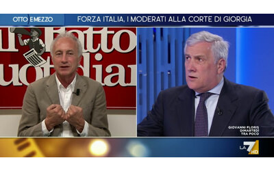 Tajani a Travaglio su La7: “Meloni convinta dell’innocenza di Chico Forti”. Poi si...