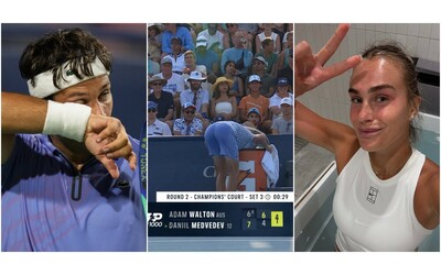 Tra ironia e vasche di ghiaccio come i tennisti provano a combattere il caldo di Cincinnati Ma c anche chi crolla e si ritira
