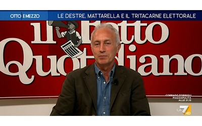 Travaglio a La7: “Attacco di Borghi a Mattarella? È campagna elettorale di bassa lega per fregare qualche voto a Meloni”