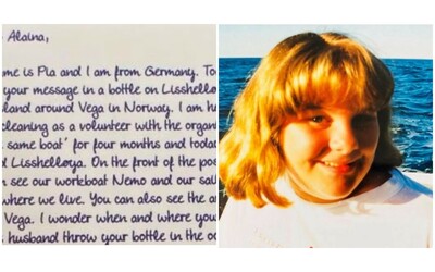 Trova un messaggio in una bottiglia affidata al mare 30 anni prima e cerca sui social l autrice della lettera Non potevo crederci La storia di Alaina e Pia