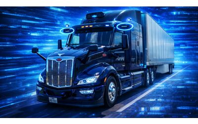 I camion senza conducente sono realt negli USA parte la prima tratta autonoma da 1 600 chilometri