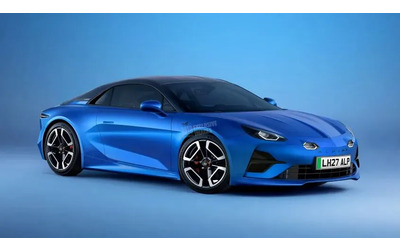 La nuova A110 completamente elettrica molto vicina