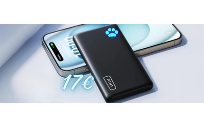 3 uscite rapide per ricaricare di tutto e capacit da 10000mAh Power Bank a soli 17