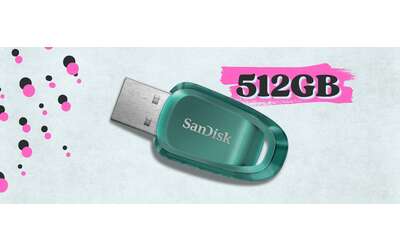 512GB di spazio a passo con te con chiavetta USB 3.2, prezzo TOP