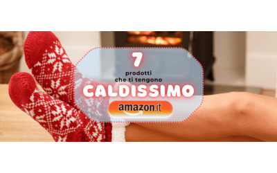 7 offerte Amazon per SCONFIGGERE il freddo in casa e fuori