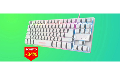 Amazon fa un regalo ai gamer la tastiera Trust crolla ad appena 19