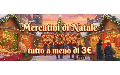 Amazon mercatini di Natale SVUOTATUTTO a meno di 3 nel fine settimana