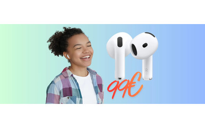 Apple AirPods 4 in offerta a soli 99 con lo sconto del 34 da prendere subito