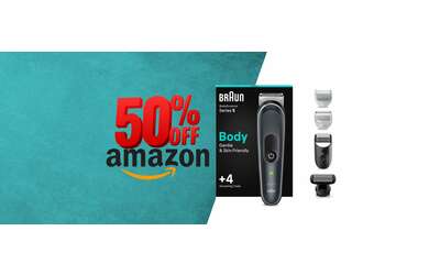 Braun Bodygroomer Series 5 rade le zone sensibili del corpo senza irritazioni