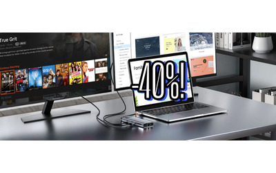 Docking Station Baseus USB C a Doppio Monitor 9 in 1 al 40 di sconto con la Festa delle Offerte Prime