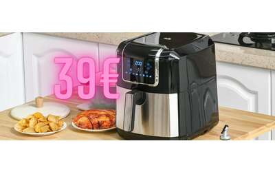 Friggitrice ad aria 8 in 1 da 6,5L a prezzo folle, solo 39€ su Amazon