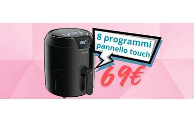 Friggitrice ad aria da 4,2 Litri con pannello touch e 8 programmi a soli 69€