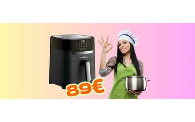 Friggitrice ad aria Moulinex da 4 6L con display touch e 8 programmi 44