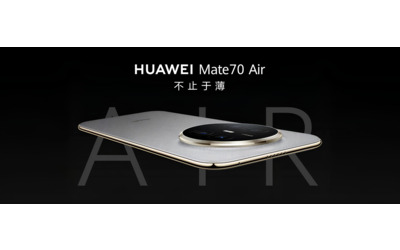 Huawei Mate 70 Air ufficiale che BATOSTA per l iPhone Air