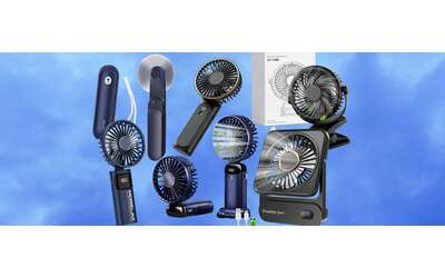 I migliori mini ventilatori portatili oggi su Amazon a meno di 15