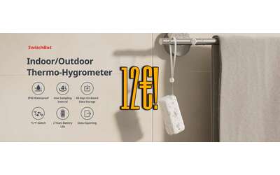 Igrometro Termometro SwitchBot per esterno a soli 12 su Amazon