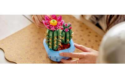 Il nuovo LEGO Cactus in Fiore in offerta Amazon San Valentino low cost