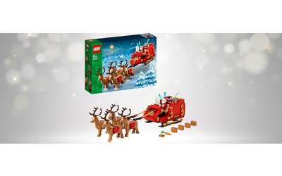 Il set LEGO Slitta di Babbo Natale torna su Amazon ed è anche in offerta in pronta consegna