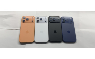 iPhone 17 nuove foto di tutti i modelli ed in tutte le colorazioni