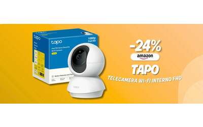 La sicurezza in casa costa meno di 20 con la Tapo C200C su Amazon