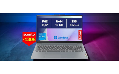Lenovo IdeaPad Slim 3 con Windows 11 in offerta risparmia subito 130