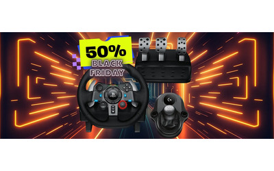 Logitech G29 Driving Force volante pedali e cambio a met prezzo per il Black Friday