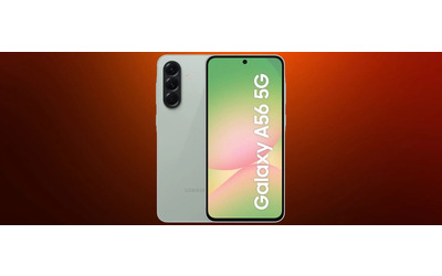Minimo storico per Samsung Galaxy A56 5G il medio gamma 5000mAh IP67 scende a 299 90