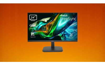 Monitor da 24″ dell’Acer in offerta, prezzo sbalorditivo: 100Hz, 1080p e AMD FreeSync