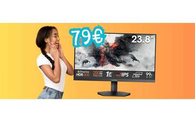 Monitor Gaming da 23 8 con pannello Fast IPS da 200Hz e risposta di 1ms 79