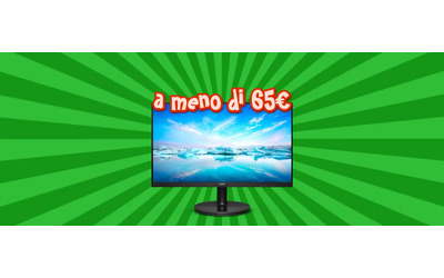 Monitor Gaming Philips 221V8 a prezzo incredibile su Amazon meno di 65