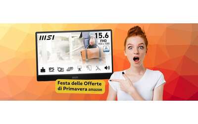 Monitor portatile MSI PRO da 15 6 pi produttivit ovunque 89