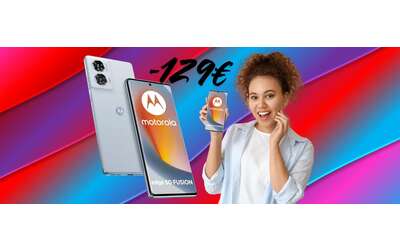 Motorola edge 50 fusion (8/256GB) con Snapdragon 7s a 129€ in meno