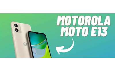 Motorola Moto E13 costa meno di 89€ su Amazon: fallo tuo ADESSO