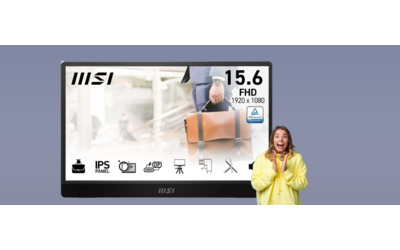 MSI PRO il monitor portatile per lavoro e intrattenimento