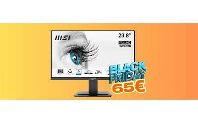 MSI PRO monitor da 24 con pannello IPS FHD da 1ms tuo a soli 65