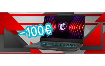 MSI Thin 15 notebook gaming con i7 e RTX 2050 a prezzo assurdo