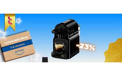 Nespresso Inissia in sconto su Amazon e con 30 di buono REGALO incluso
