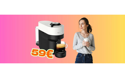Nespresso Krups Vertuo Pop macchina per caff come al bar con appena 59