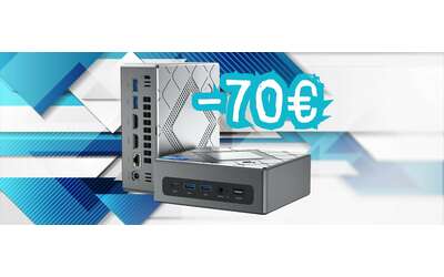 NiPoGi il mini PC con ntel Core i5 e 16GB di RAM che spacca a 70 in MENO