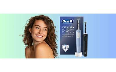 Oral B Vitality Pro confezione da 2 spazzolini elettrici a soli 36